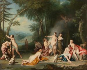 Jacopo Amigoni (Venezia, 1682 – Madrid, 1752)  Diana e le ninfe